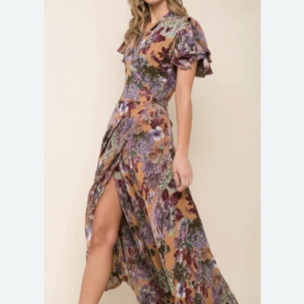 RAGA Dear Dahlia Wrap Dress